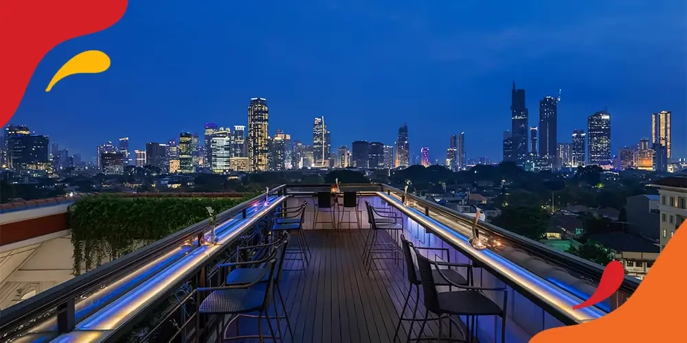 Rooftop Bar  La Vue The Hermitage